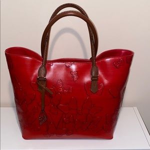 Leather handbag